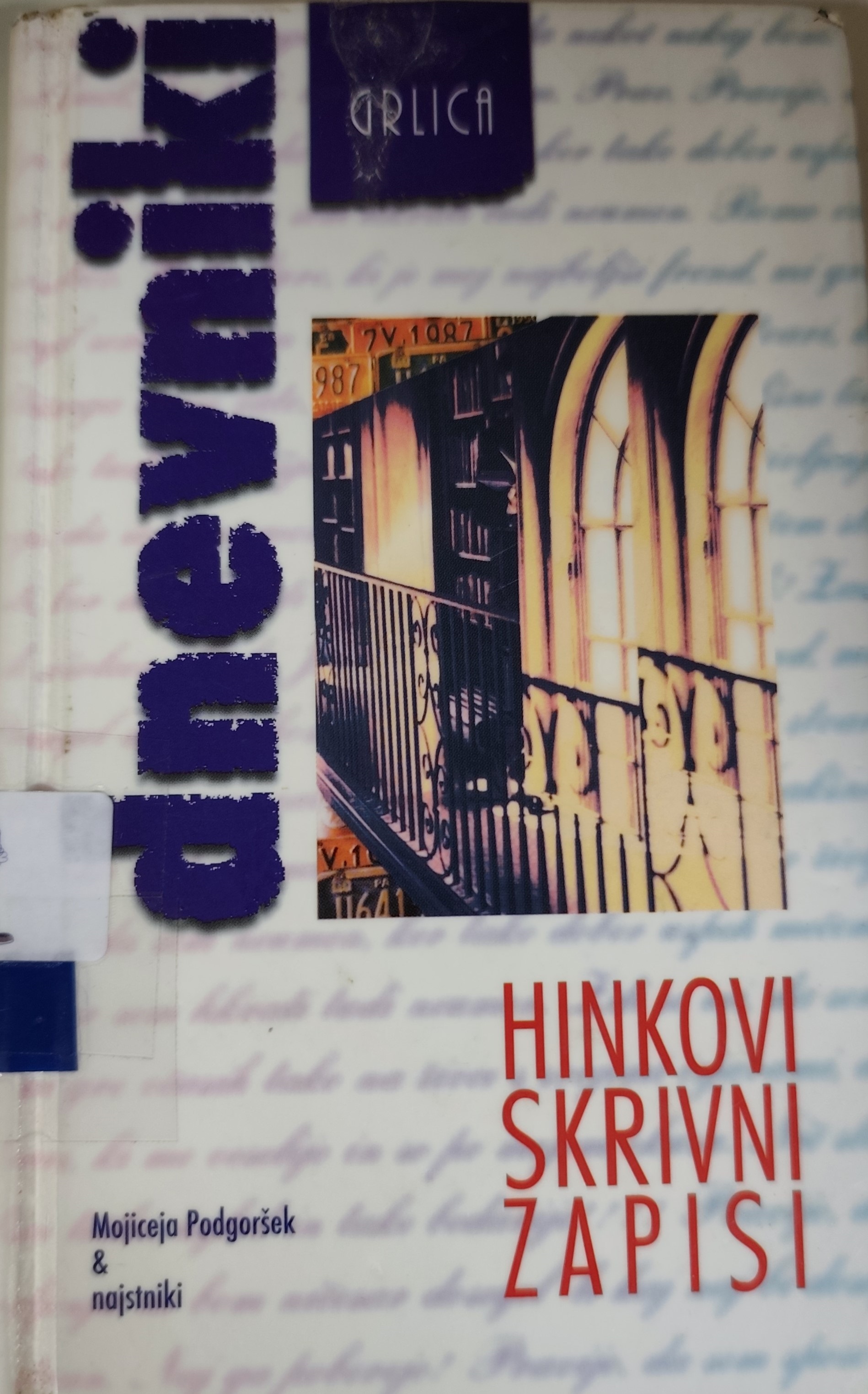 Hinkovi skrivni zapisi (Hardcover)