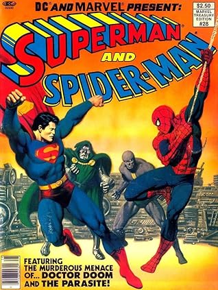 DC and Marvel present Superman and Spider-Man