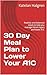 30 Day Meal Plan to Lower Your A1C by Katelan Halgren