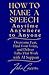 How to Make a Speech, Anyti...