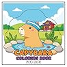 Cute Capybara: A Delightful Coloring Book with 60+ Simple and Cute Designs for Relaxation