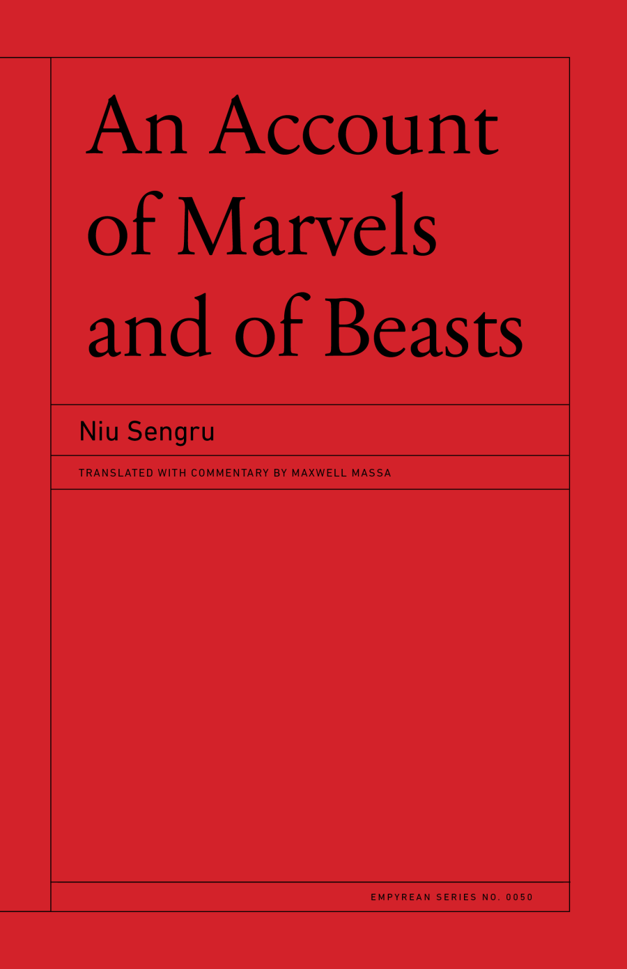 An Account of Marvels and of Beasts