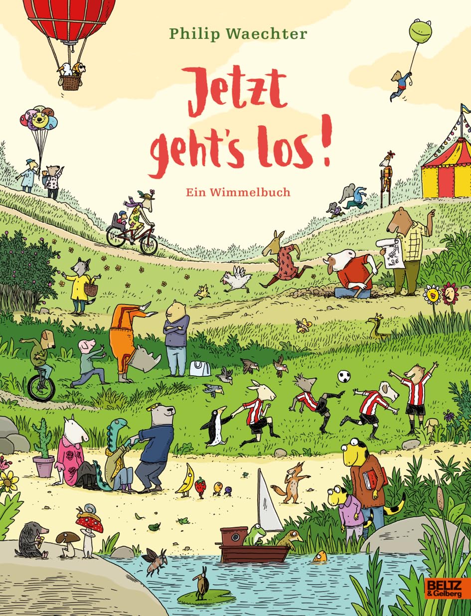 Jetzt geht’s los. Ein Wimmelbuch (Board Book)