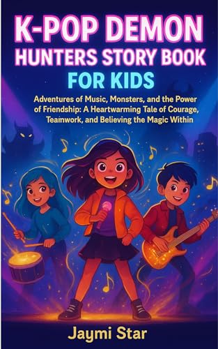 K-POP DEMON HUNTERS STORY BOOK FOR KIDS: Adventures of Music, Monsters, and the Power of Friendship: A Heartwarming Tale of Courage, Teamwork, and Believing in the Magic Within (Kindle Edition)
