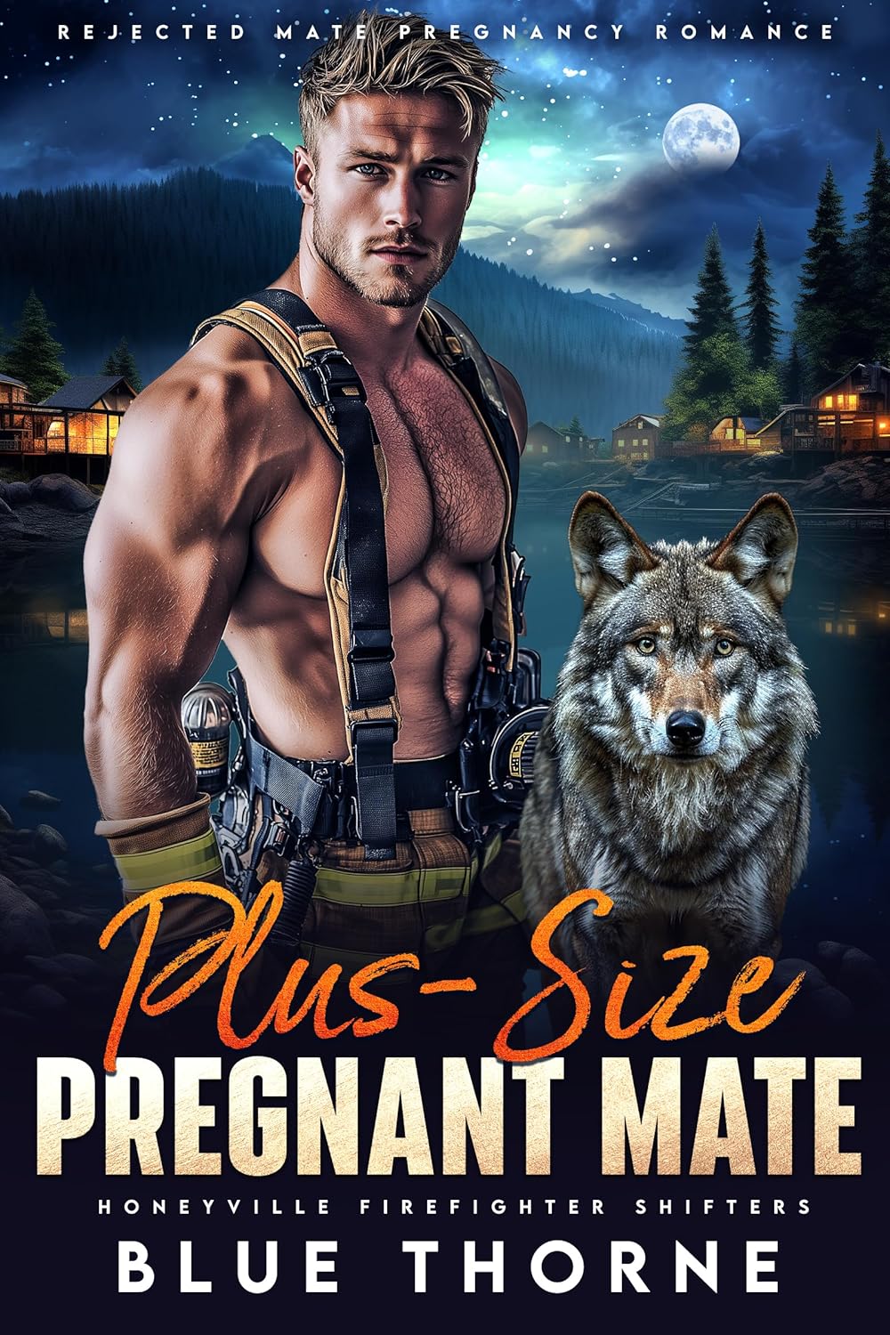 Plus-Size Pregnant Mate (Honeyville Firefighter Shifters #2)