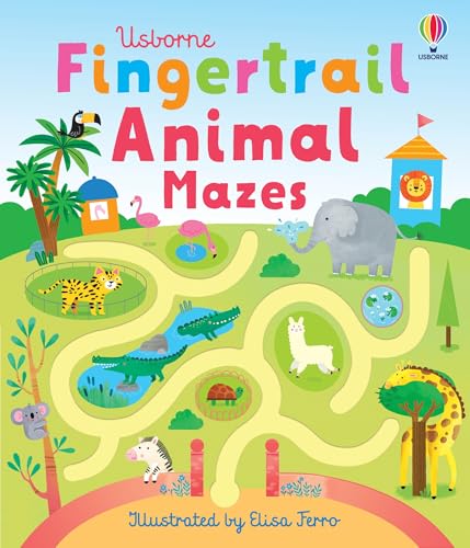 Fingertrail Animal Mazes (Board Book)