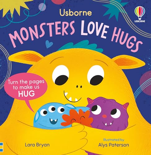 Monsters Love Hugs (Board Book)