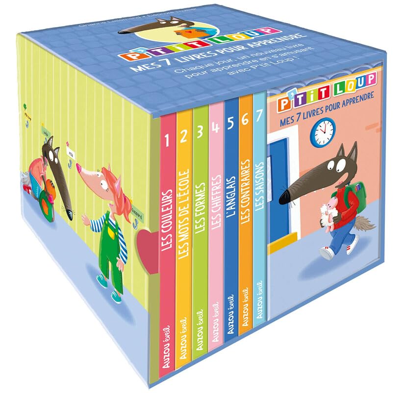 Bibliothèque p'tit Loup - Mes 7 livres pour apprendre (Paperback)