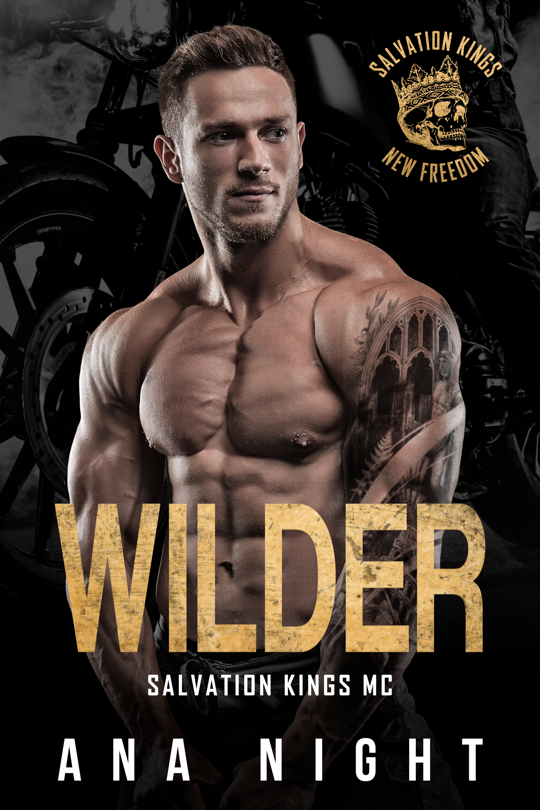 Wilder: A Forced Proximity, Opposites Attract MM Motorcycle Club Romance (Salvation Kings MC: New Freedom Chapter Book 3)