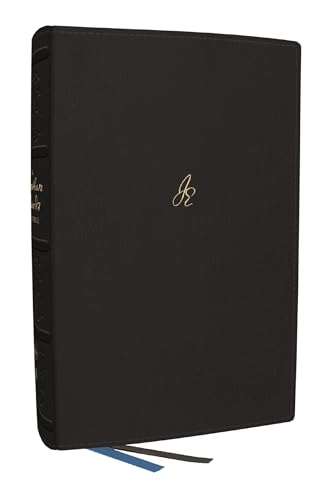 The Jonathan Edwards Study Bible: Experience Abiding Joy in Christ (NKJV, Black Genuine Leather, Red Letter, Comfort Print)