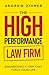 The High-Performance Law Firm by Andrew Zihmer