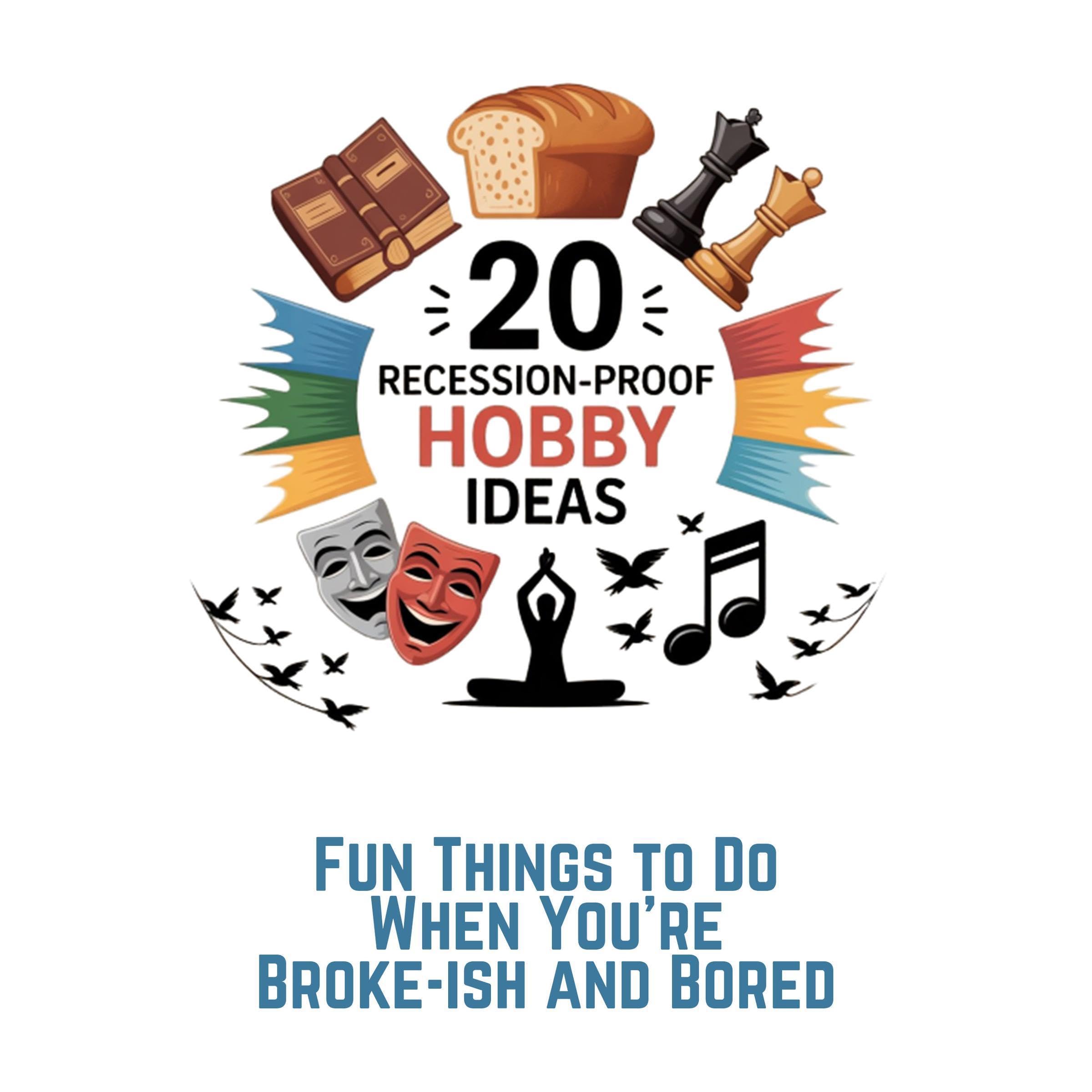 20 Recession-Proof Hobby Ideas: Fun Things to Do When You’re Broke-ish and Bored (Audible Audio)