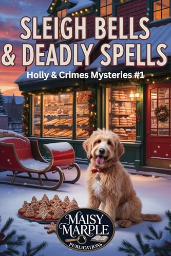 Sleigh Bells and Deadly Spells: A Small Town Christmas Holiday Cozy Mystery with Dog (Holly and Crimes Mystery Series)