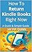How to Return Kindle Books ...