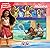 Disney Moana Stuck on Stories - Activity Books for kids, 16-page storybook, 8 toy suction cups, 2 board games to enjoy