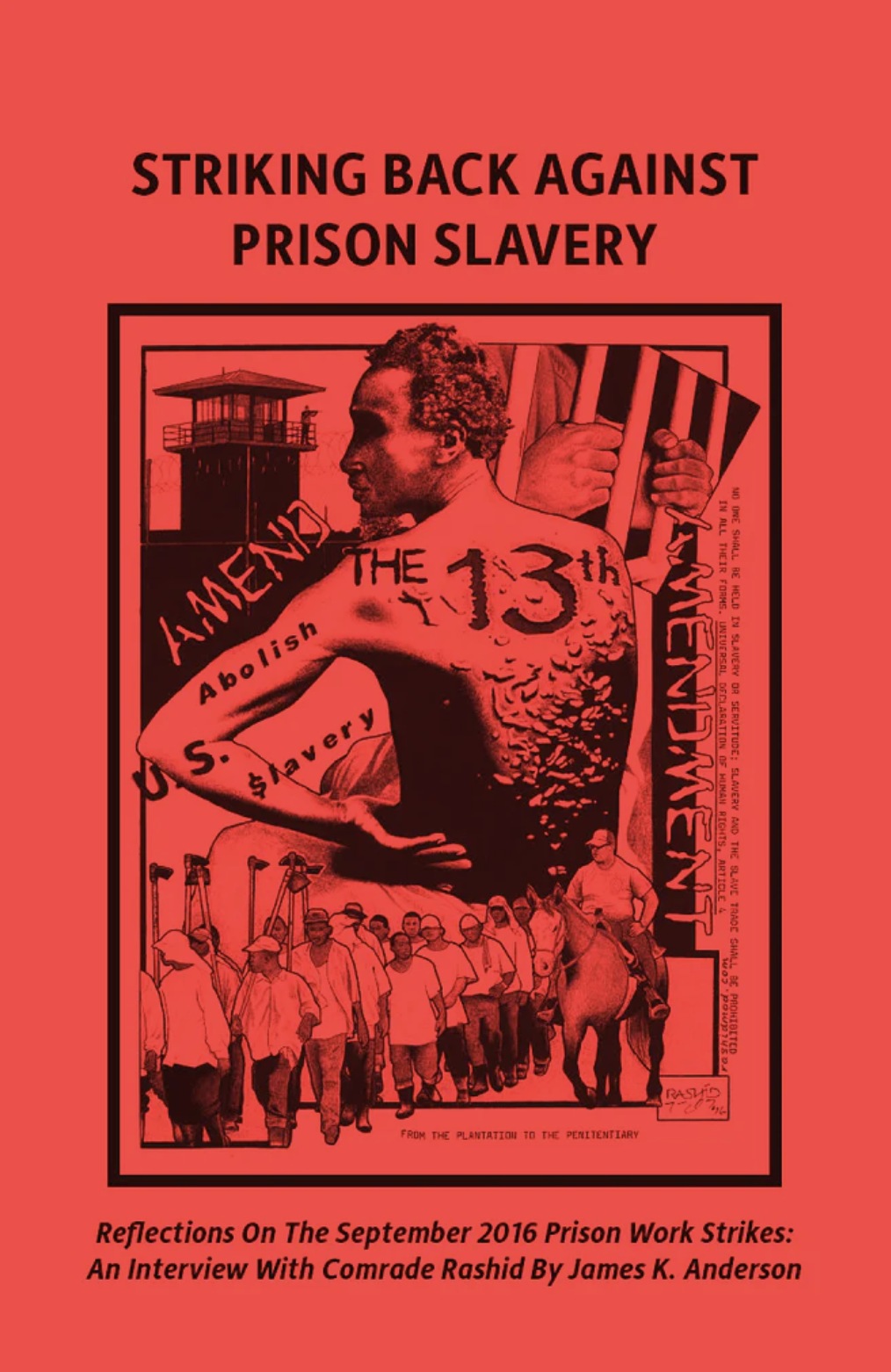 Striking Back Against Prison Slavery: Reflections On The September 2016 Prison Work Strikes, An Interview With Comrade Rashid By James K. Anderson (Saddle-stitched pamphlet)
