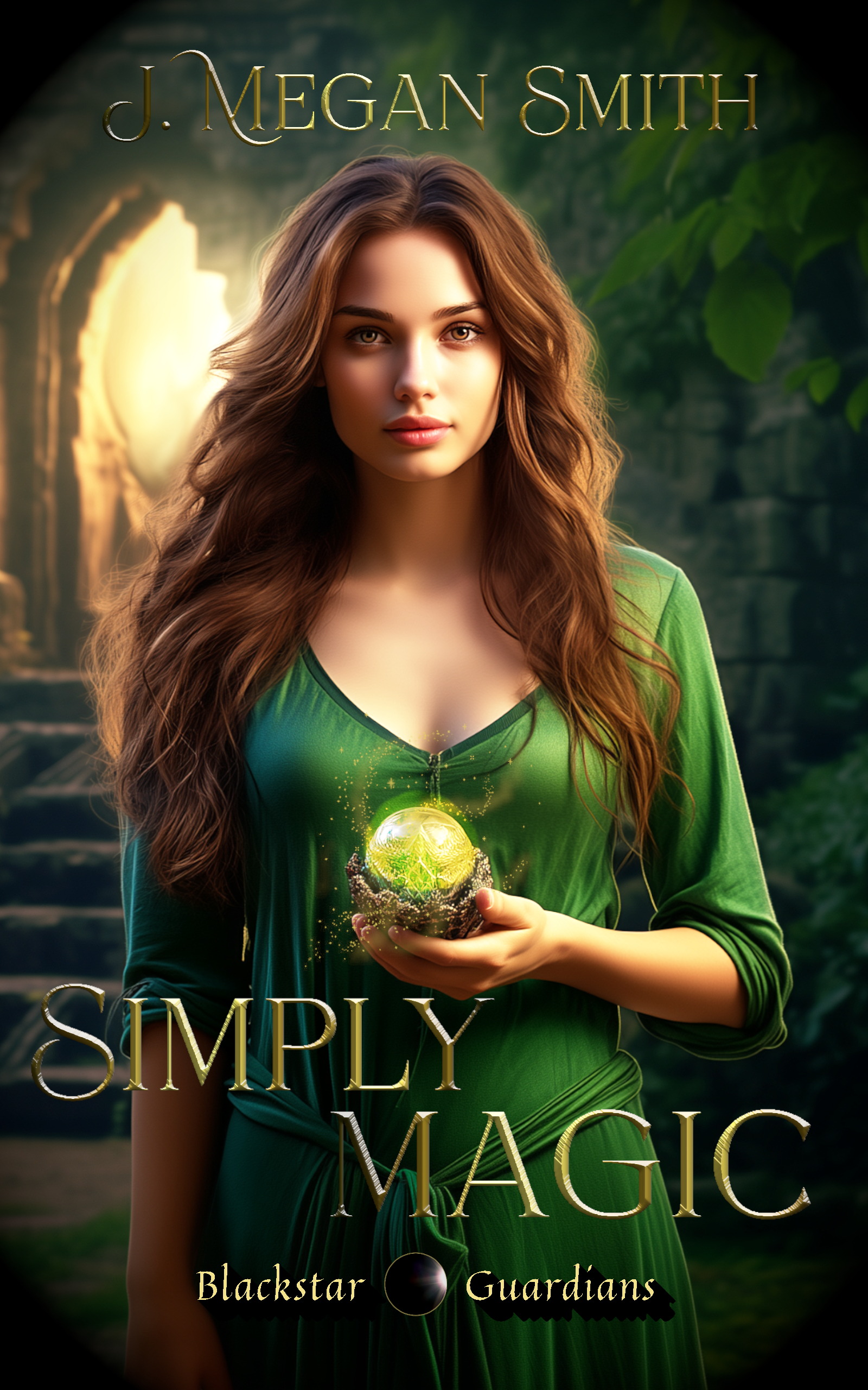 Simply Magic: A Light Paranormal Romance with humor, heart, and a swirl of magic: Blackstar Guardians Book 5