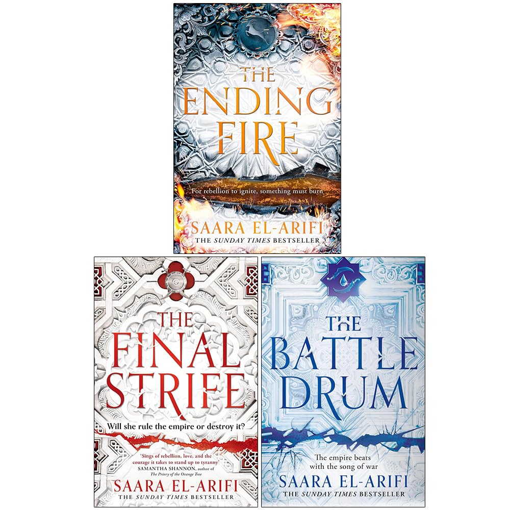 The Ending Fire Trilogy 3 Books Collection Set By Saara El-Arifi (The Final Strife, The Battle Drum & The Ending Fire)