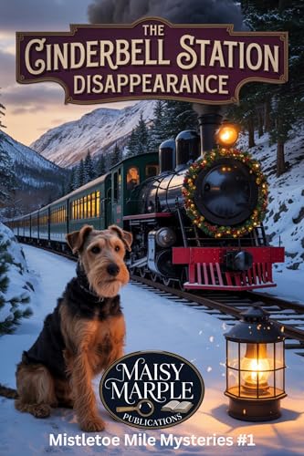 The Cinderbell Station Disappearance: A Small Town Christmas Vacation Cozy Mystery Series with Dog (The Mistletoe Miles Mystery Series)
