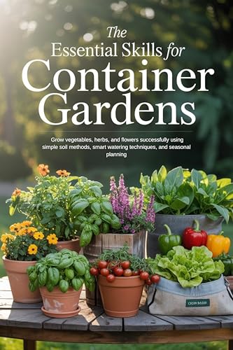 The Essential Skills for Container Gardensn: Grow vegetables, herbs, and flowers successfully using simple soil methods, smart watering techniques, and seasonal planning (Kindle Edition)