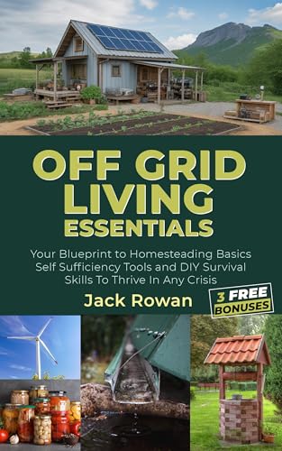 OFF GRID LIVING ESSENTIALS: Your Blueprint To Homesteading Basics Self Sufficiency Tools and DIY Survival Skills To Thrive In Any Crisis (Kindle Edition)