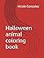 Halloween animal coloring book