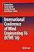 International Conference of Wind Engineering 16 (ICWE 16)
