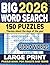 Big Word Search Puzzle Book Large Print for Adults and Teens by Paper Sky Press
