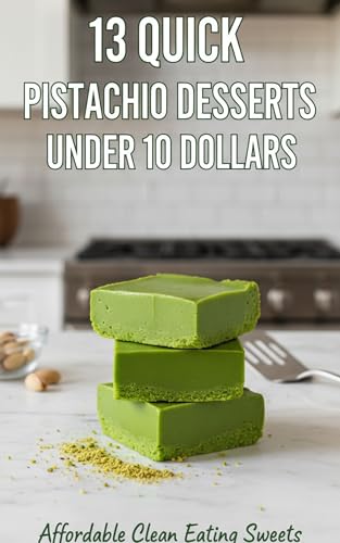 13 Quick Pistachio Desserts Under 10 Dollars: Affordable Clean Eating Sweets: Easy, wholesome pistachio treats anyone can make on a budget (Quick & Easy Ingredient Recipes Book 37)