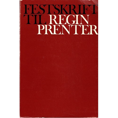 Festskrift til Regin Prenter
