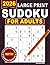 Large Print Sudoku for Adults