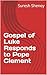 Gospel of Luke Responds to Pope Clement by Suresh Shenoy
