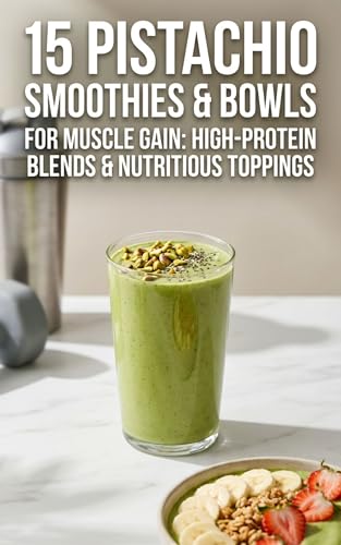 15 Pistachio Smoothies & Bowls for Muscle Gain: High-Protein Blends & Nutritious Toppings: Fuel your workouts with creamy, energizing, protein-packed recipes made with real pistachios. (Kindle Edition)
