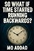 So What If Time Started Running Backwards by MO ADDAD
