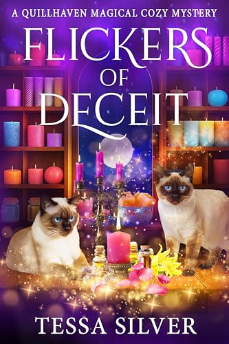 Flickers of Deceit: A Quillhaven Magical Cozy Mystery (Quillhaven Magical Cozy Mysteries Book 9)
