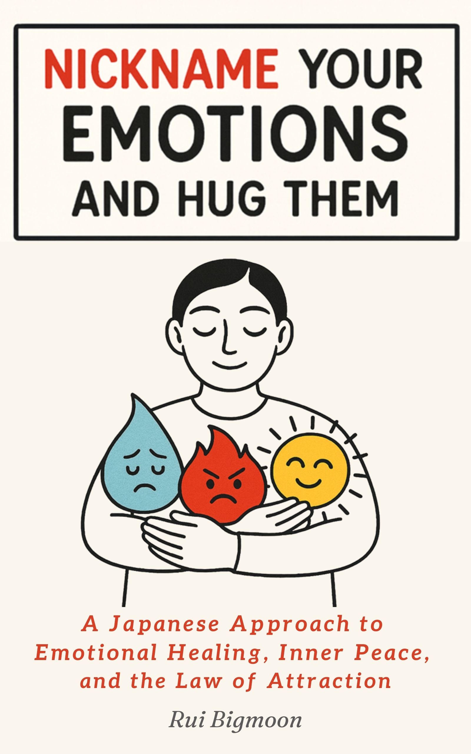Nickname Your Emotions and Hug Them: A Japanese Approach to Emotional Healing, Inner Peace, and the Law of Attraction (Bigmoon's Miracle Mini Books)