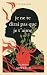 je ne te dirai pas que je t'aime (French Edition)