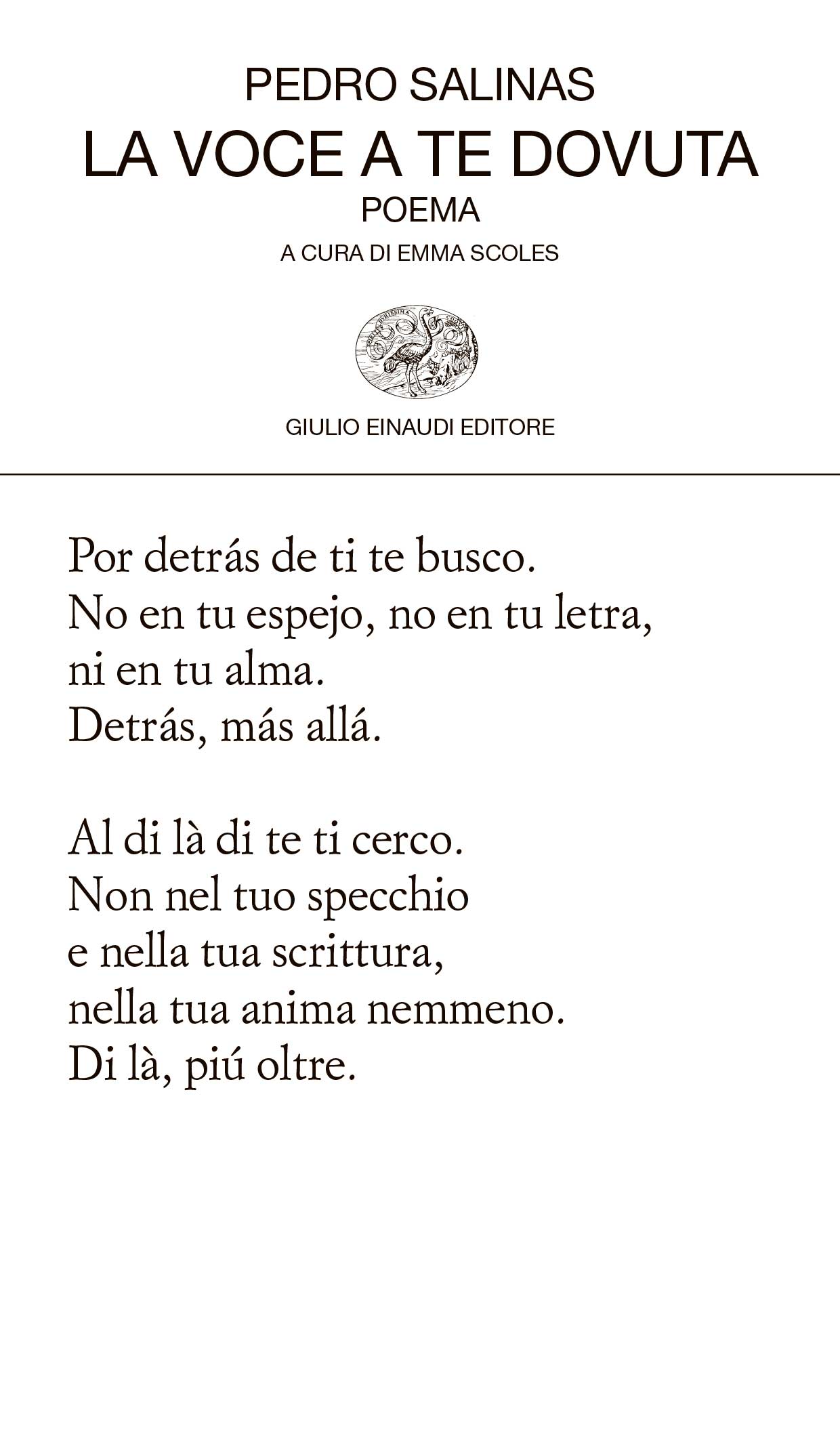 La voce a te dovuta (Paperback)