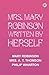 Mrs. Mary Robinson Written ...
