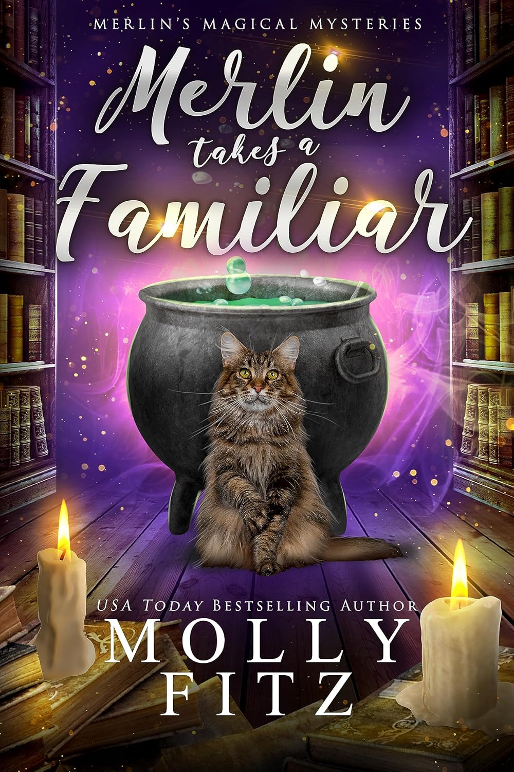 Merlin takes a Familiar (Merlin's Magical Mysteries Book 1)