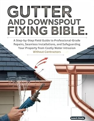 Gutter And Downspout Fixing Bible: A Step-by-Step Field Guide to Professional-Grade Repairs, Seamless Installations, and Safeguarding Your Property from ... (The Essential Do-It-Yourself Bibles)