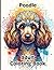 Poodle Coloring Book for Ad...