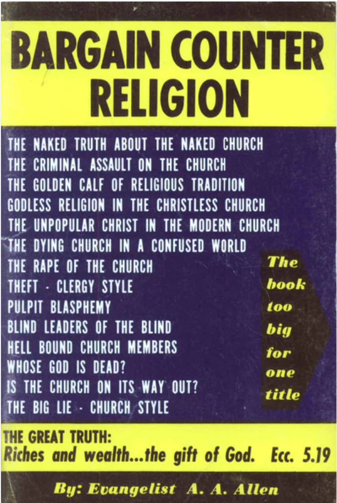 Bargain Counter Religion (Paperback)
