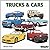 Trucks & Cars Coloring Book