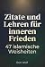 Zitate und Lehren für inneren Frieden by Ben Wolf