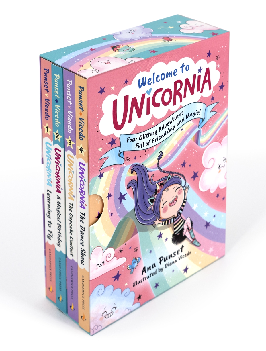 Welcome to Unicornia: Four Glittery Adventures Full of Friendship and Magic!: (Box Set of Early Chapter Readers about Unicorns)