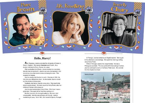 Marc Brown / J.K. Rowling / Beverly Cleary (Children's Authors Set 2)