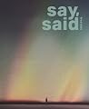 say, said