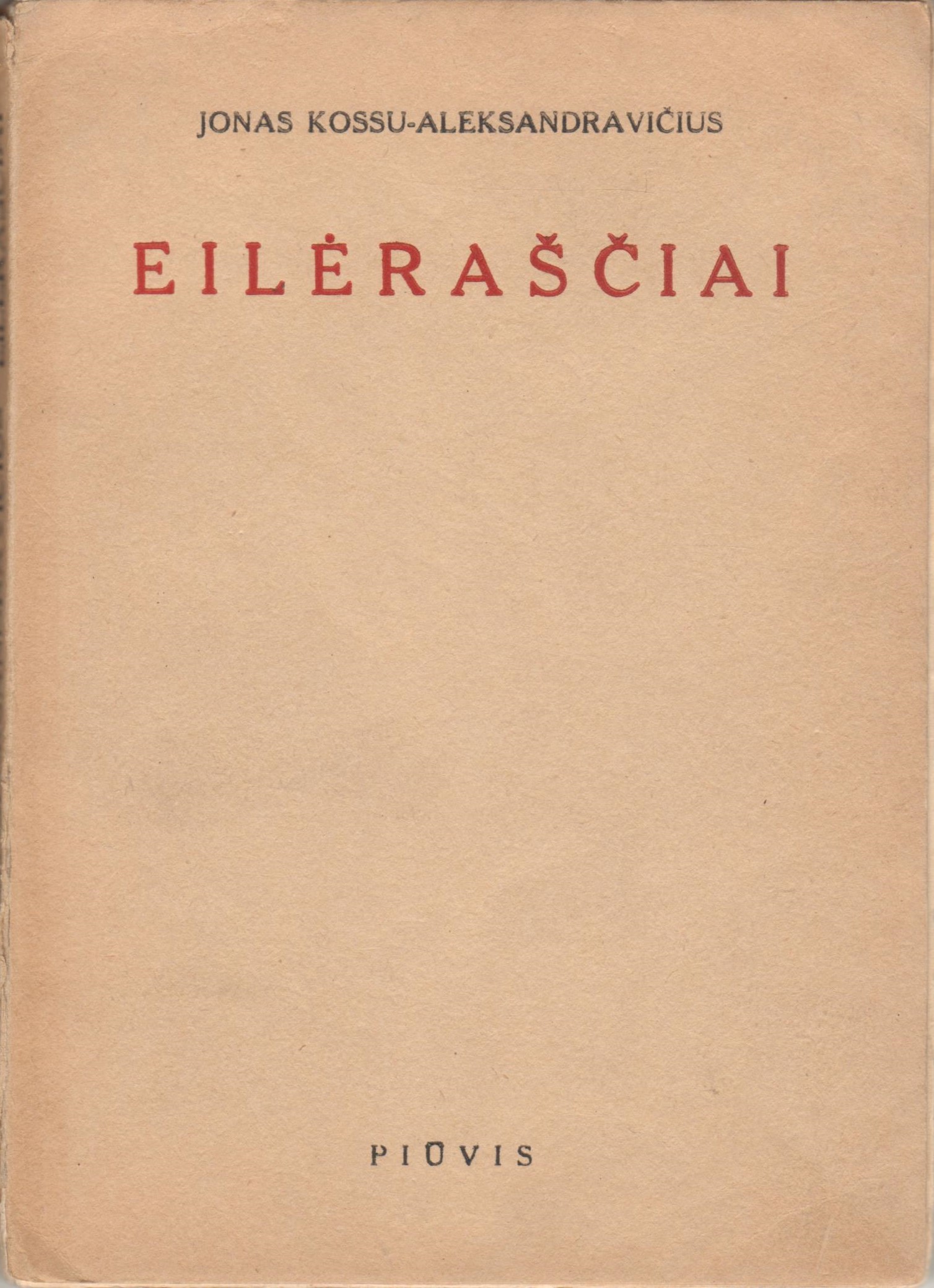 Eilėraščiai (Paperback)