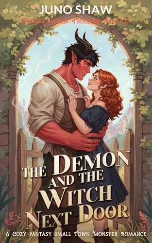 The Demon and the Witch Next Door: A Cozy Fantasy Small Town Monster Romance (Honeythorn Hollow Hearts Book 1)